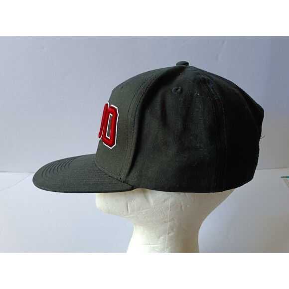 Akoo Snapback Hat Black Embroidered One Size Fits All - Picture 5 of 7